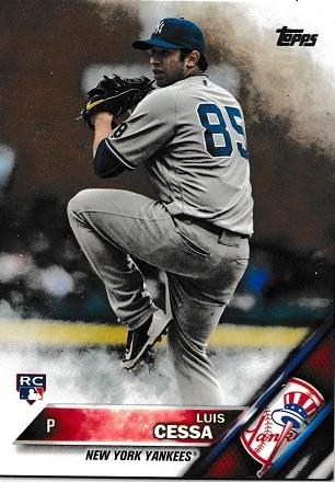 Luis Cessa #US18 Baseball Cards 2016 Topps Update