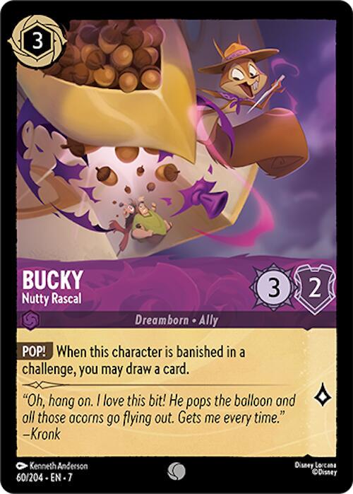 Bucky - Nutty Rascal #60 Lorcana Archazia's Island