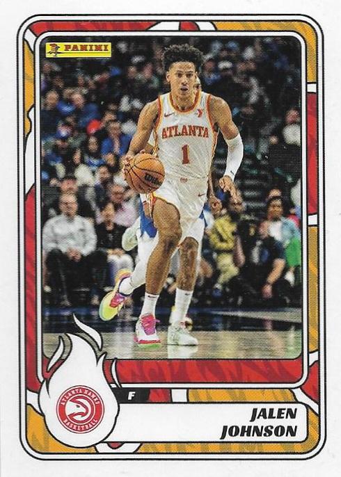 Jalen Johnson #58 2024 Panini NBA Sticker & Card Collection Card