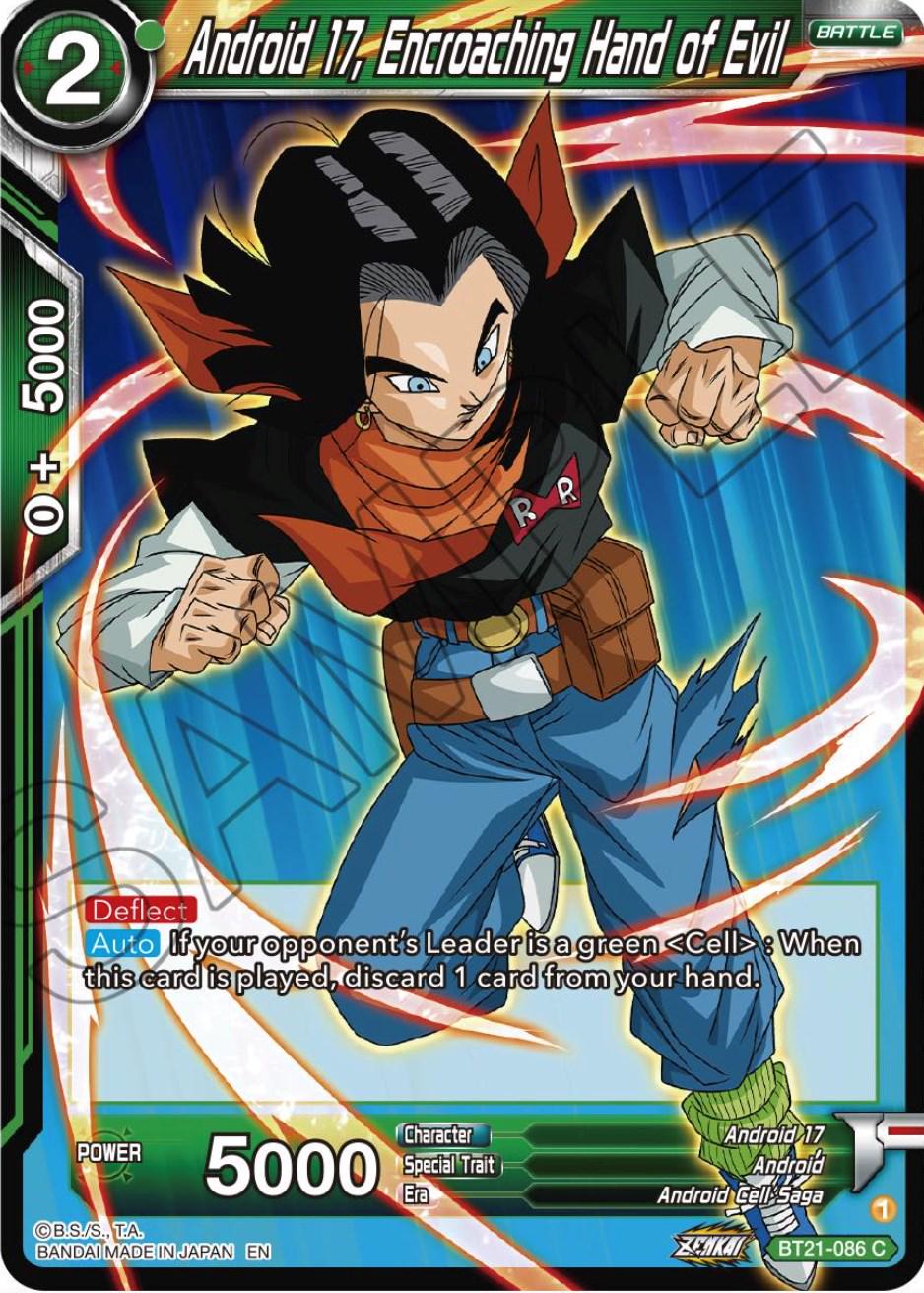 Android 17, Encroaching Hand of Evil BT21-086 Dragon Ball Super Wild Resurgence