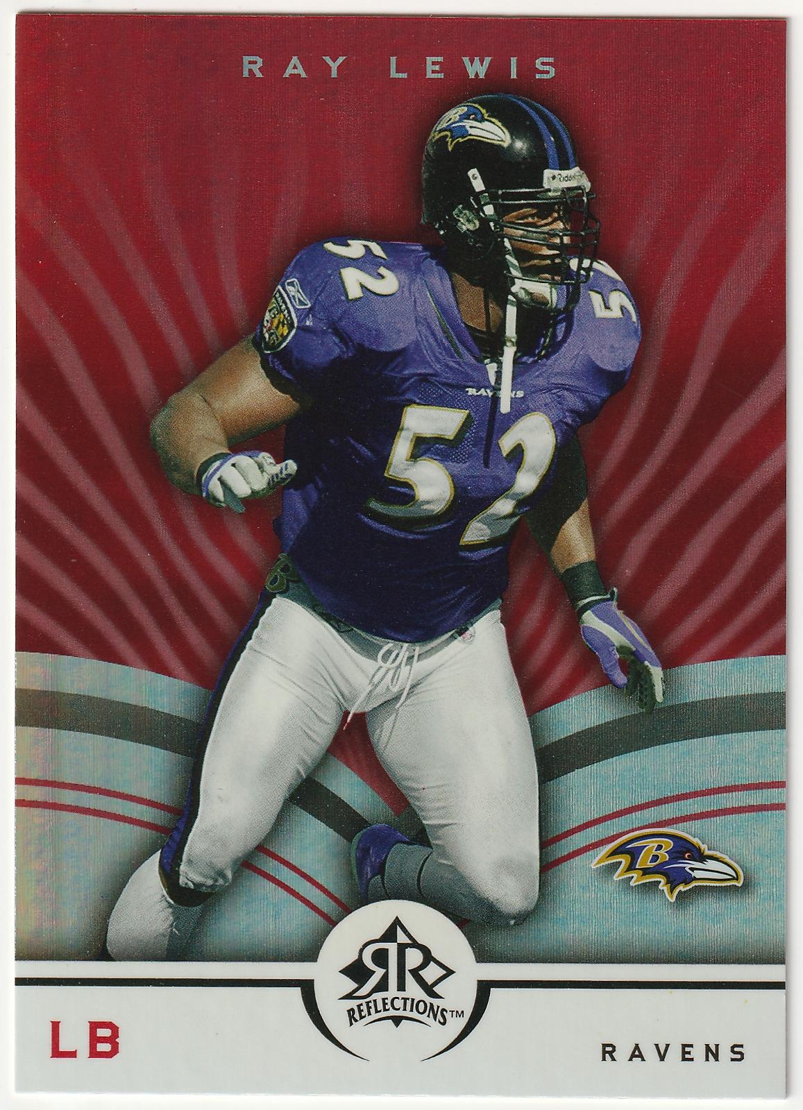 Ray Lewis #7 Football Cards 2005 Upper Deck Reflections