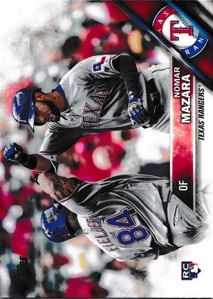 Nomar Mazara #US158 Baseball Cards 2016 Topps Update
