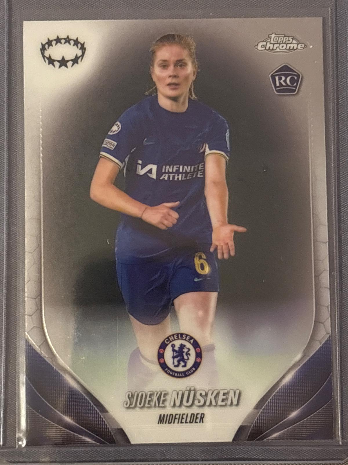 Sjoeke Nusken #33 2023 Topps Chrome Uwcl Soccer
