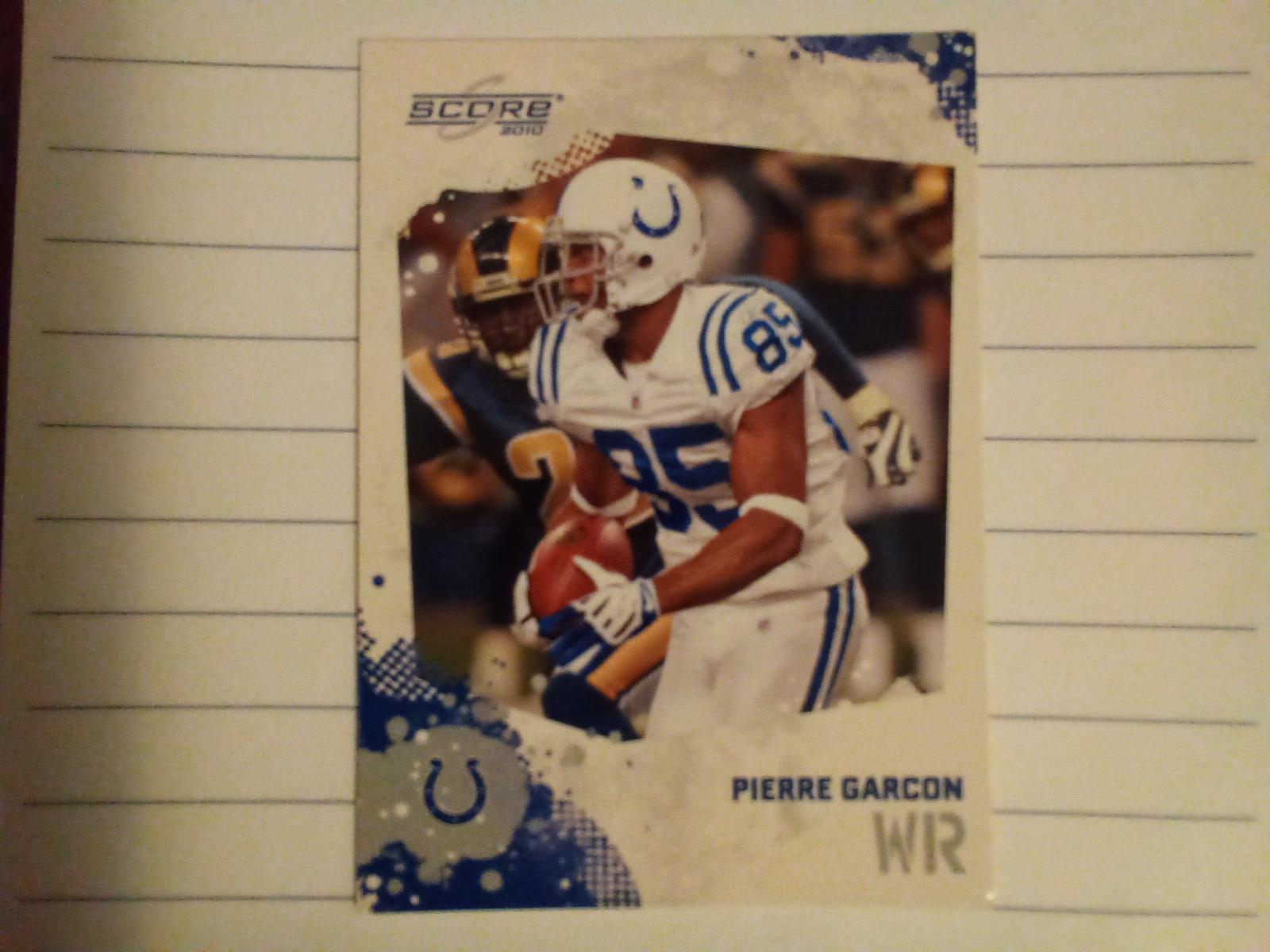 Pierre Garcon #129 Football Cards 2010 Panini Score