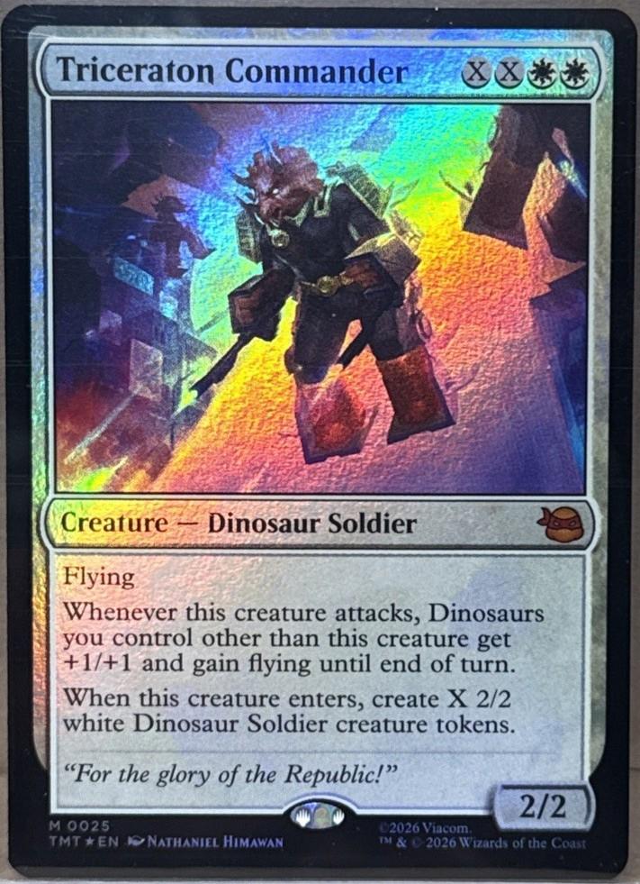 Tap to enlarge Triceraton Commander – Foil, Magic Teenage Mutant Ninja Turtles