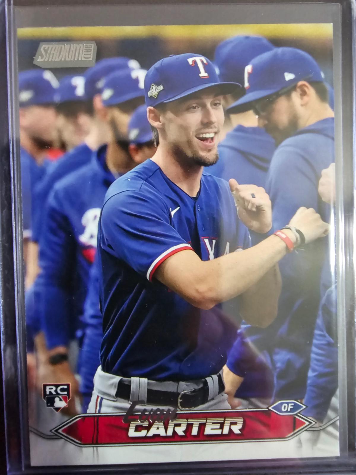Evan Carter #208 Baseball Cards 2024 Topps Stadium Club