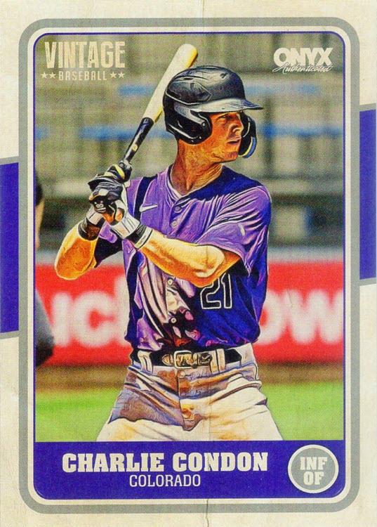 Charlie Condon #OVCHCO 2025 Onyx Vintage Baseball