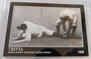 Babe Caught Stealing to End Series