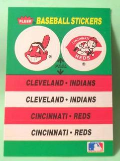 Cleveland Indians - Cincinnati Reds Team Sticker