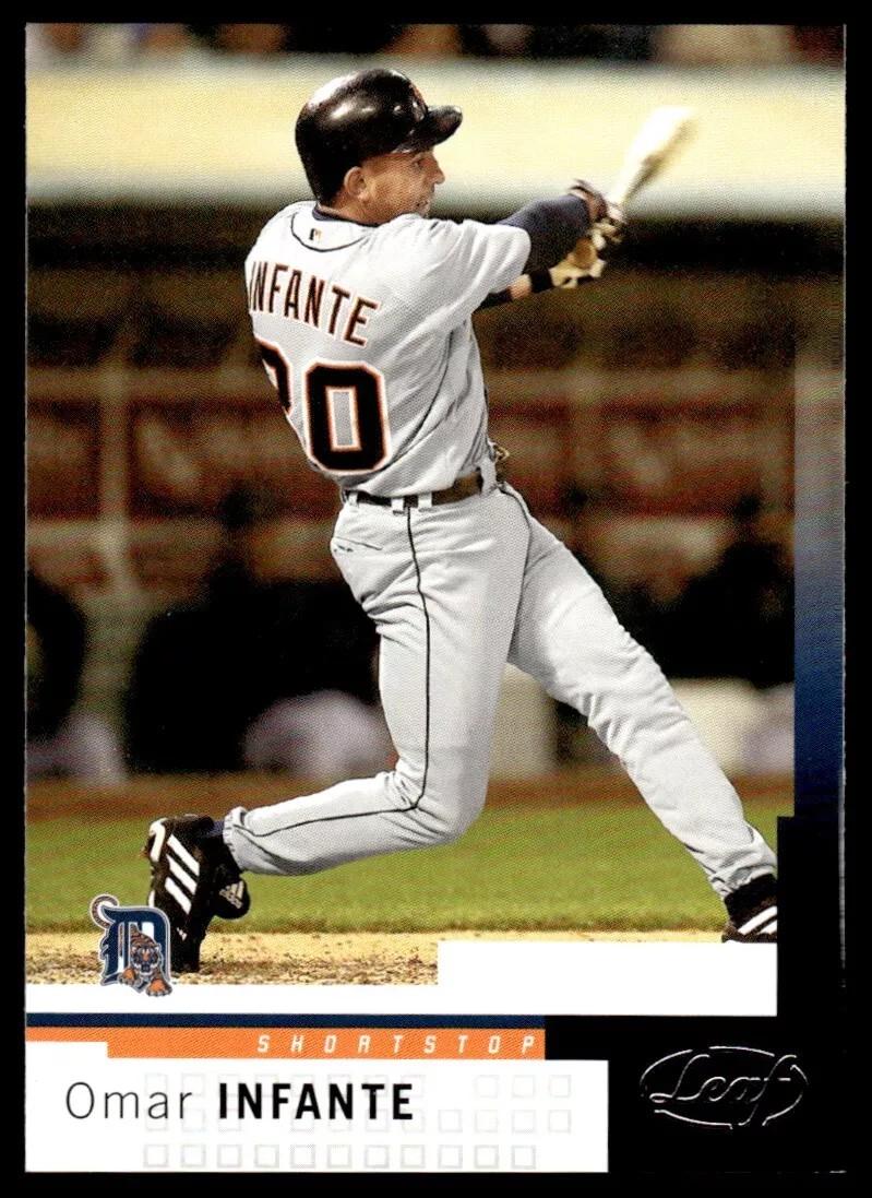 Omar Infante #35 Baseball Cards 2004 Leaf Limited