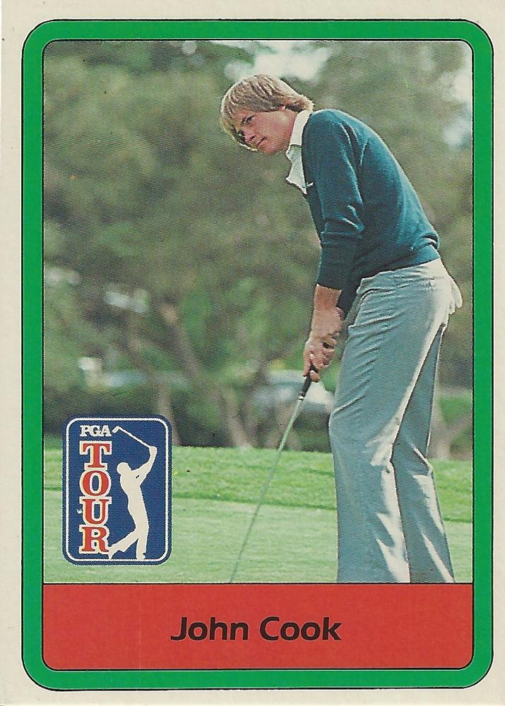 John Cook #25 1982 Donruss Golf