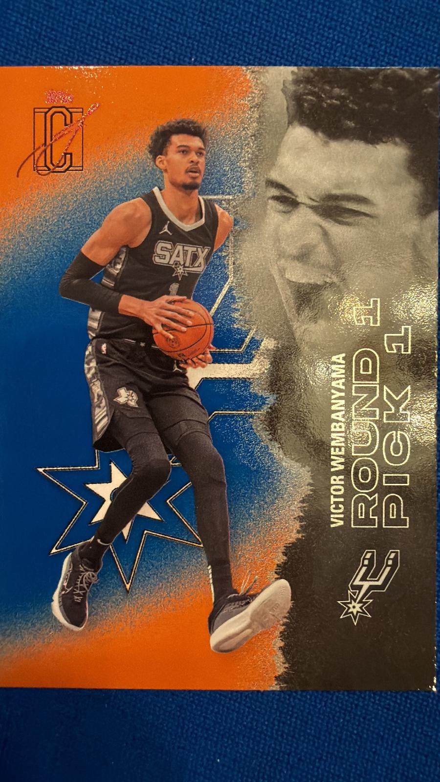 外国切手 切手 キューバ チェゲバラ 宇宙 オリンピック サッカー 150枚 Victor Wembanyama [Blue Orange] #55 Prices | 2025 Topps Signature