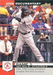 Manny Ramirez #41 Baseball Cards 2008 Upper Deck Documentary Prices
