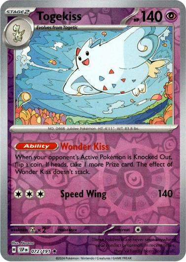 Togekiss [Reverse Holo] #72 Cover Art