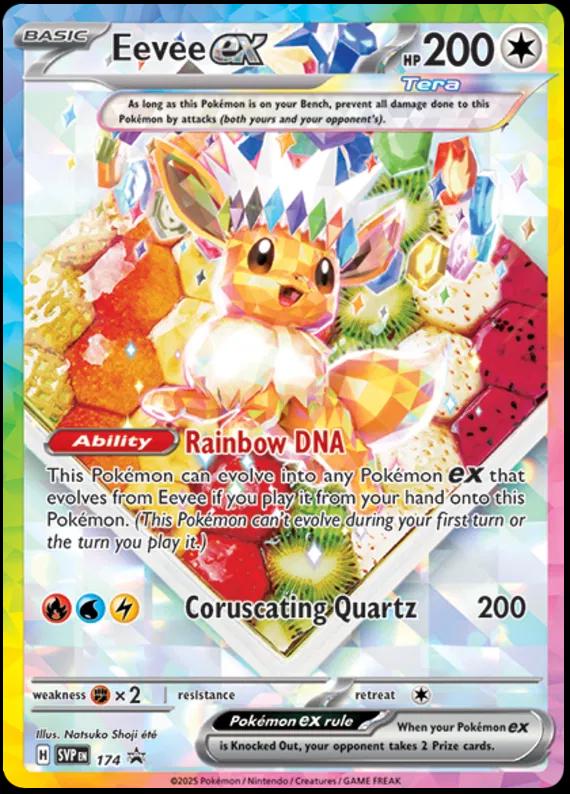Eevee Ex #174 Pokemon Promo