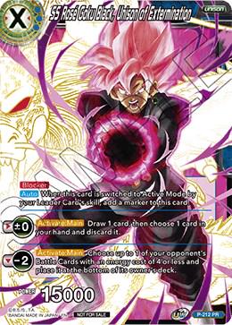 SS Rose Goku Black, Unison of Extermination [Gold Stamped] P-212 - Dragon Ball Fusion World Promos