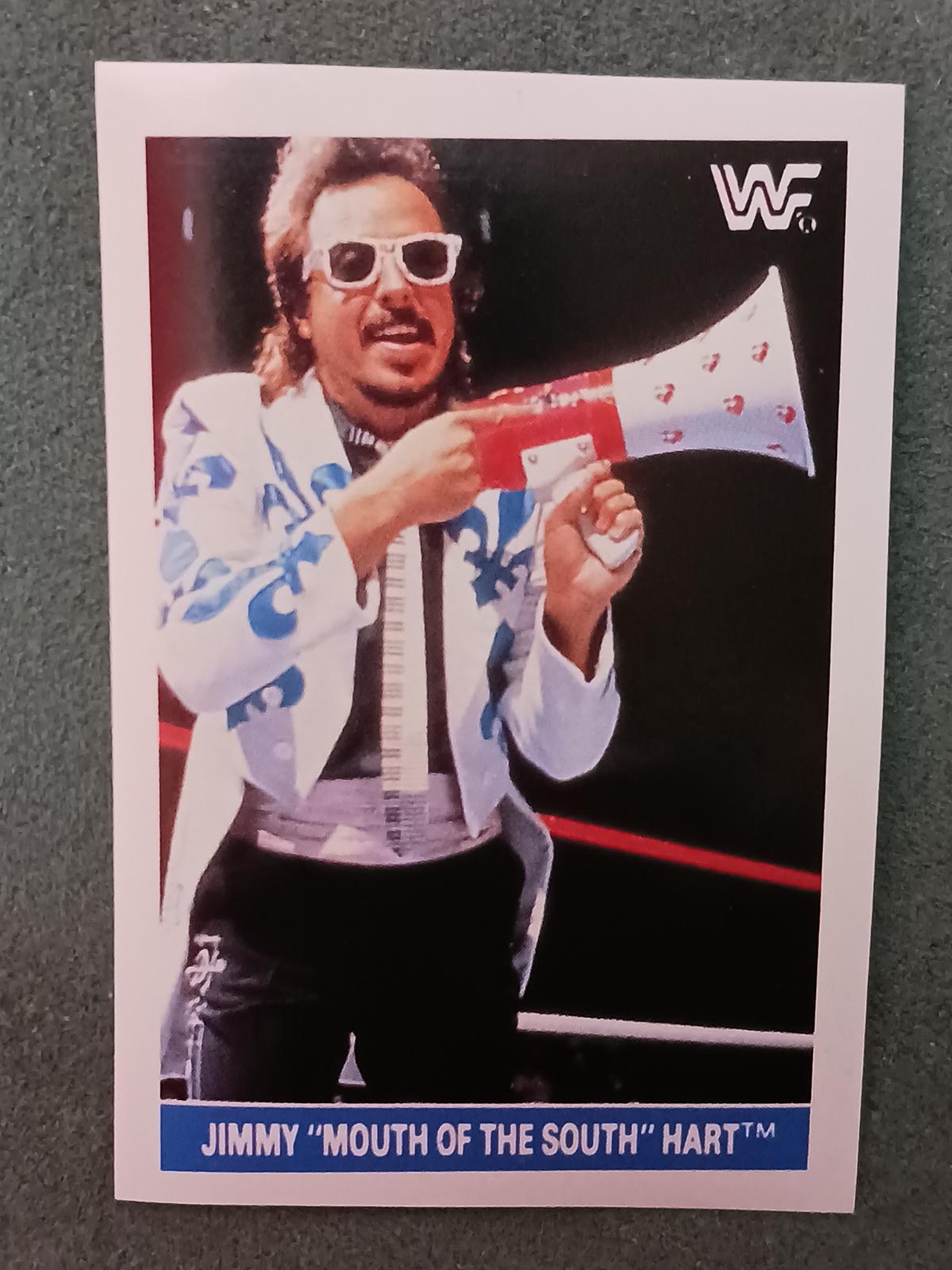 Jimmy Hart #11 Wrestling Cards 1991 WWF Superstars Stickers
