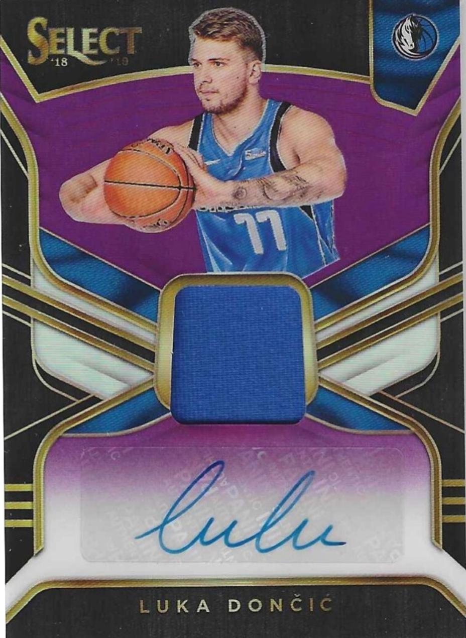 Luka Doncic [Purple] #LDC Prices | 2018 Panini Select Rookie