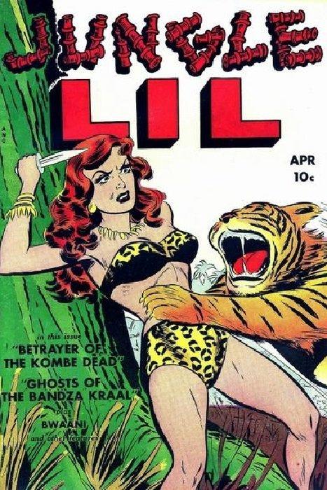 Jungle Lil #1 (1950) Comic Books Jungle Lil