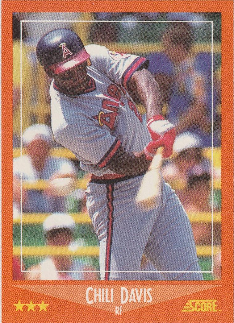 Chili Davis #28T 1988 Score Traded Baseball