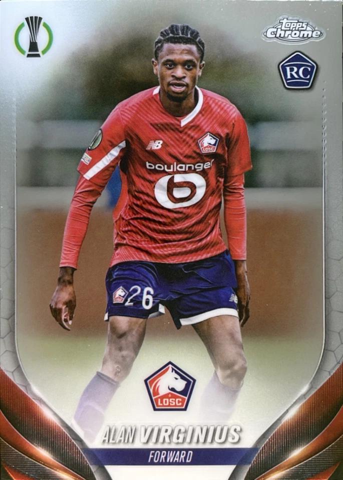 Alan Virginius #175 Soccer Cards 2023 Topps Chrome UEFA Club