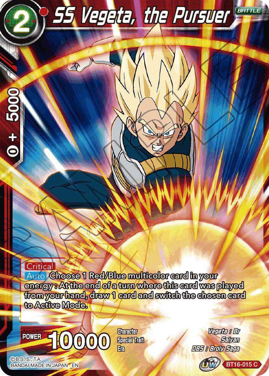 SS Vegeta, the Pursuer BT16-015 Dragon Ball Super Realm of the Gods