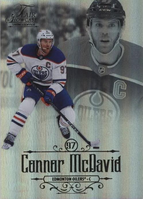 Connor McDavid #35 2023 Fleer Ultra Flair Showcase Showstopper Hockey