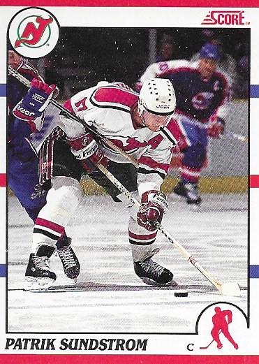 Patrik Sundstrom #19 Hockey Cards 1990 Score Canadian