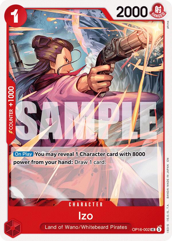 Izo OP16-002 Prices | One Piece The Time of Battle | One Piece Cards