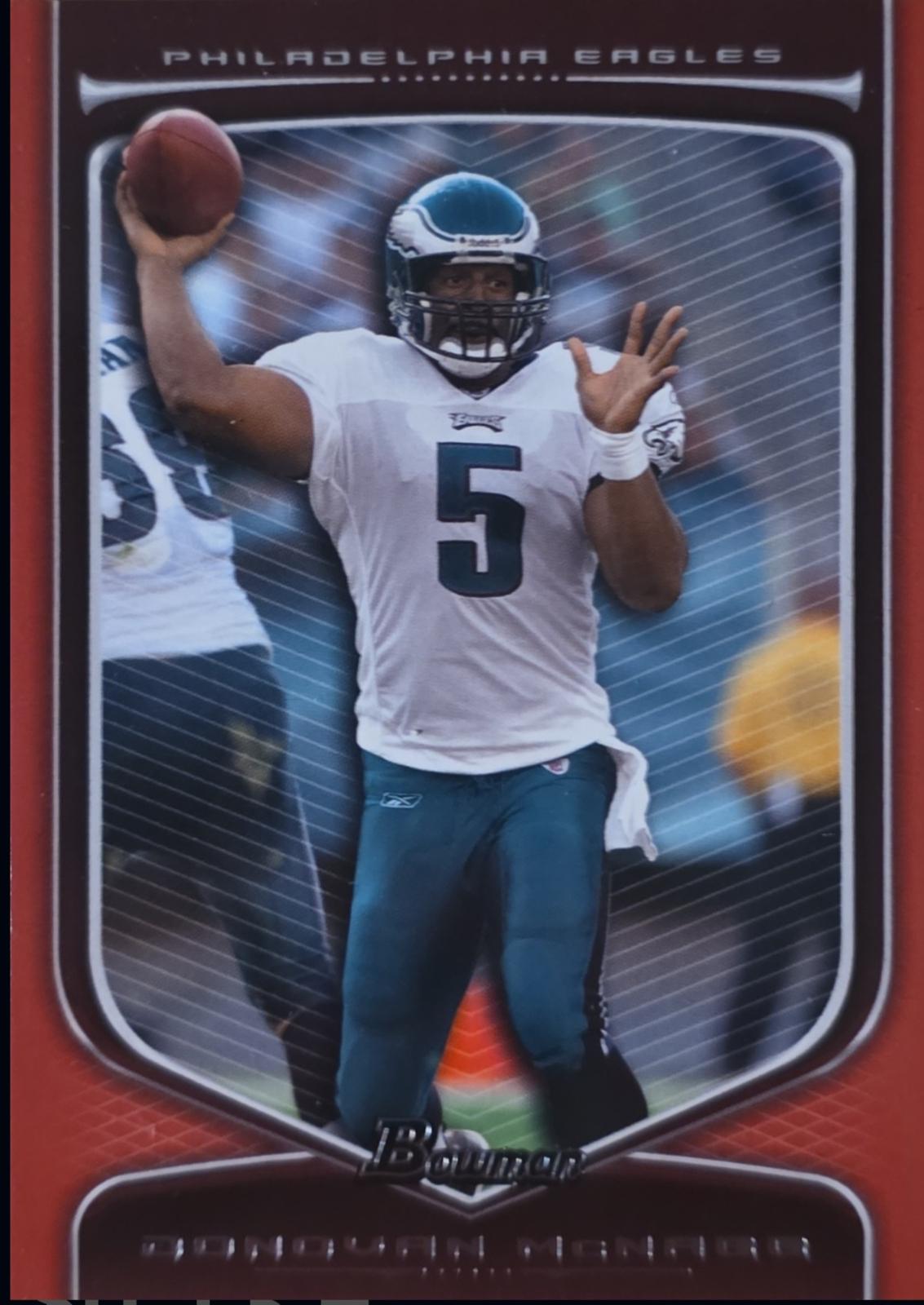 Donovan McNabb #19 2009 Bowman Draft Football