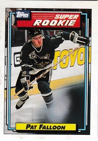 Pat Falloon #7 Hockey Cards 1992 Topps