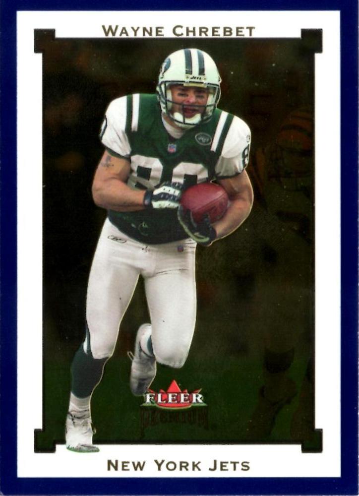 Wayne Chrebet #18 2002 Fleer Premium Football