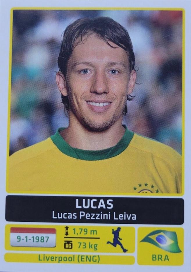 Lucas #126 Soccer Cards 2011 Panini Copa America Argentina Sticker