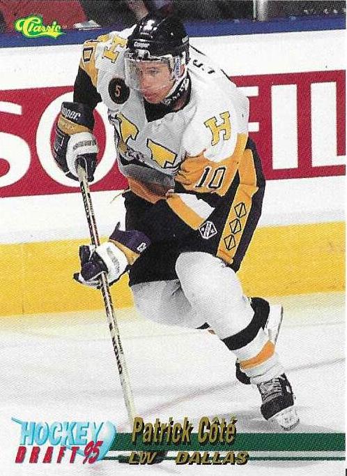 Patrick Cote #33 1995 Classic Hockey