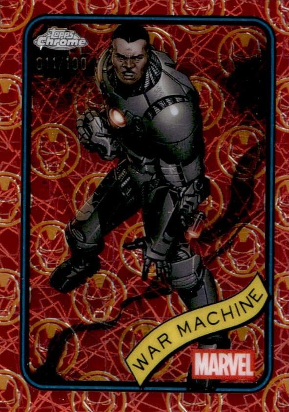 War Machine Iron Man Red & Gold Lazer Refractor