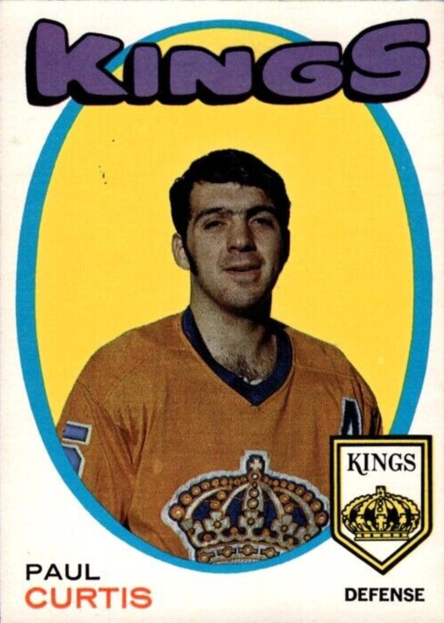 Paul Curtis #4 Hockey Cards 1971 O-Pee-Chee