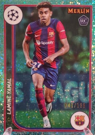 Lamine Yamal #27 2023 Topps Merlin UEFA