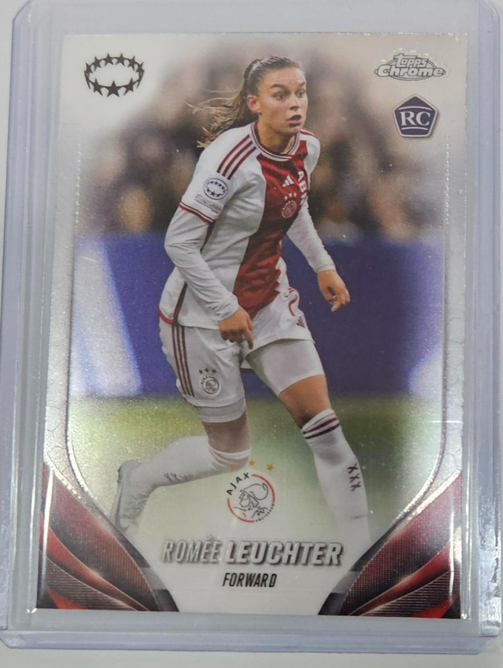 Romee Leuchter #80 Soccer Cards 2023 Topps Chrome UWCL