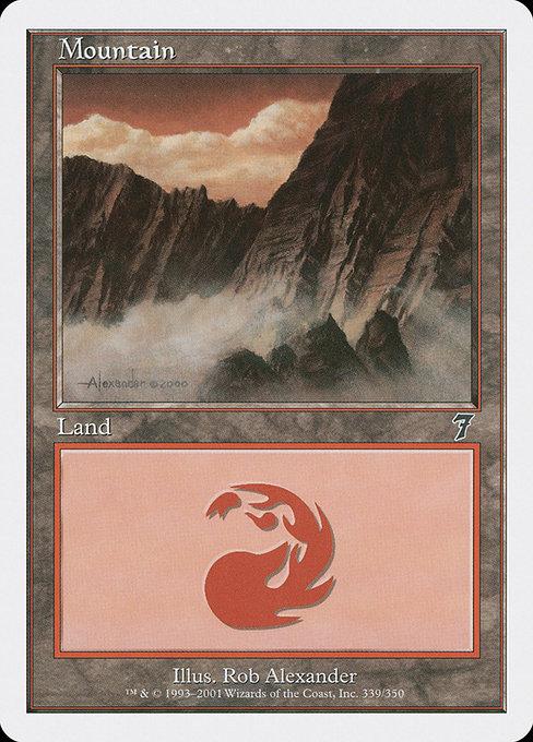 Mountain #339 Magic 7th Edition