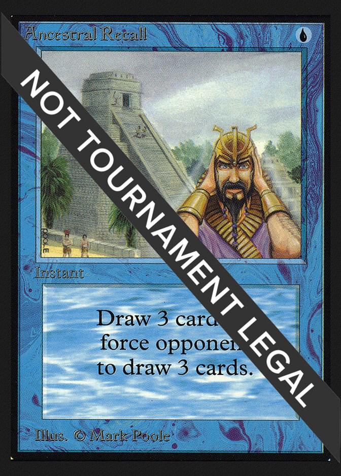 Ancestral Recall Magic International Edition