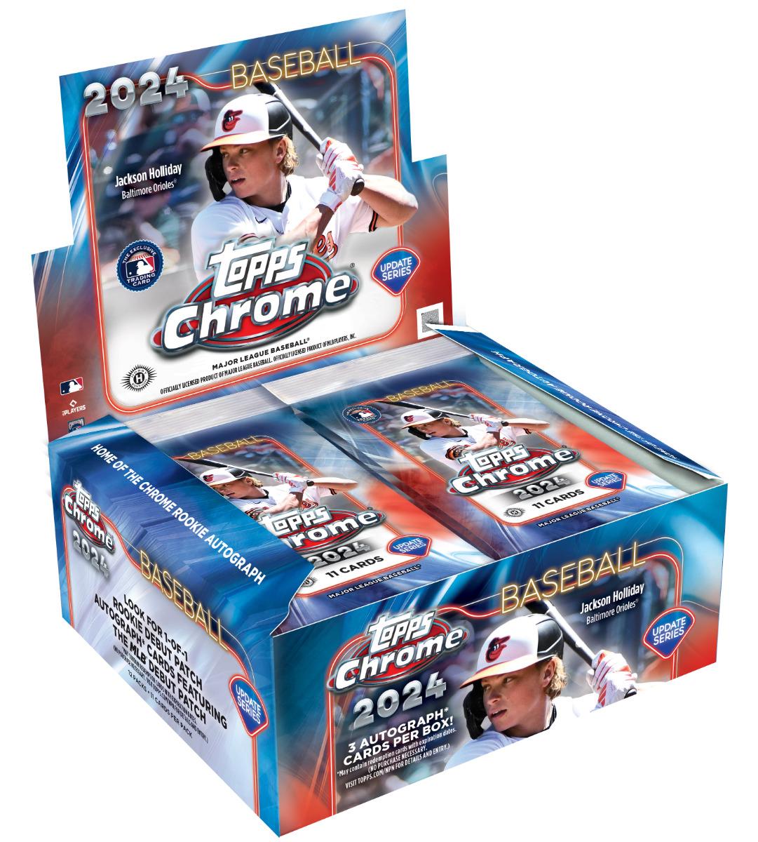 Jumbo Box Baseball Cards 2024 Topps Chrome Update
