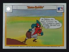 Dual Comic Card Back | Swide! Swide Baseball Cards 1990 Upper Deck Comic Ball