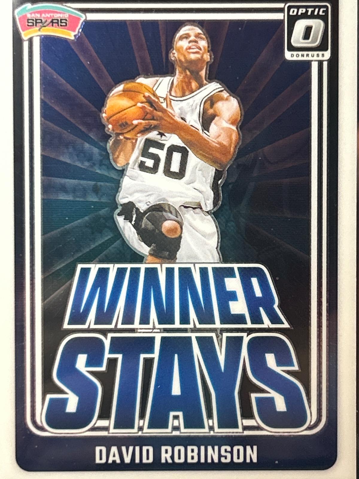 2024 Panini Donruss Optic Winner Stays David Robinson #15 card