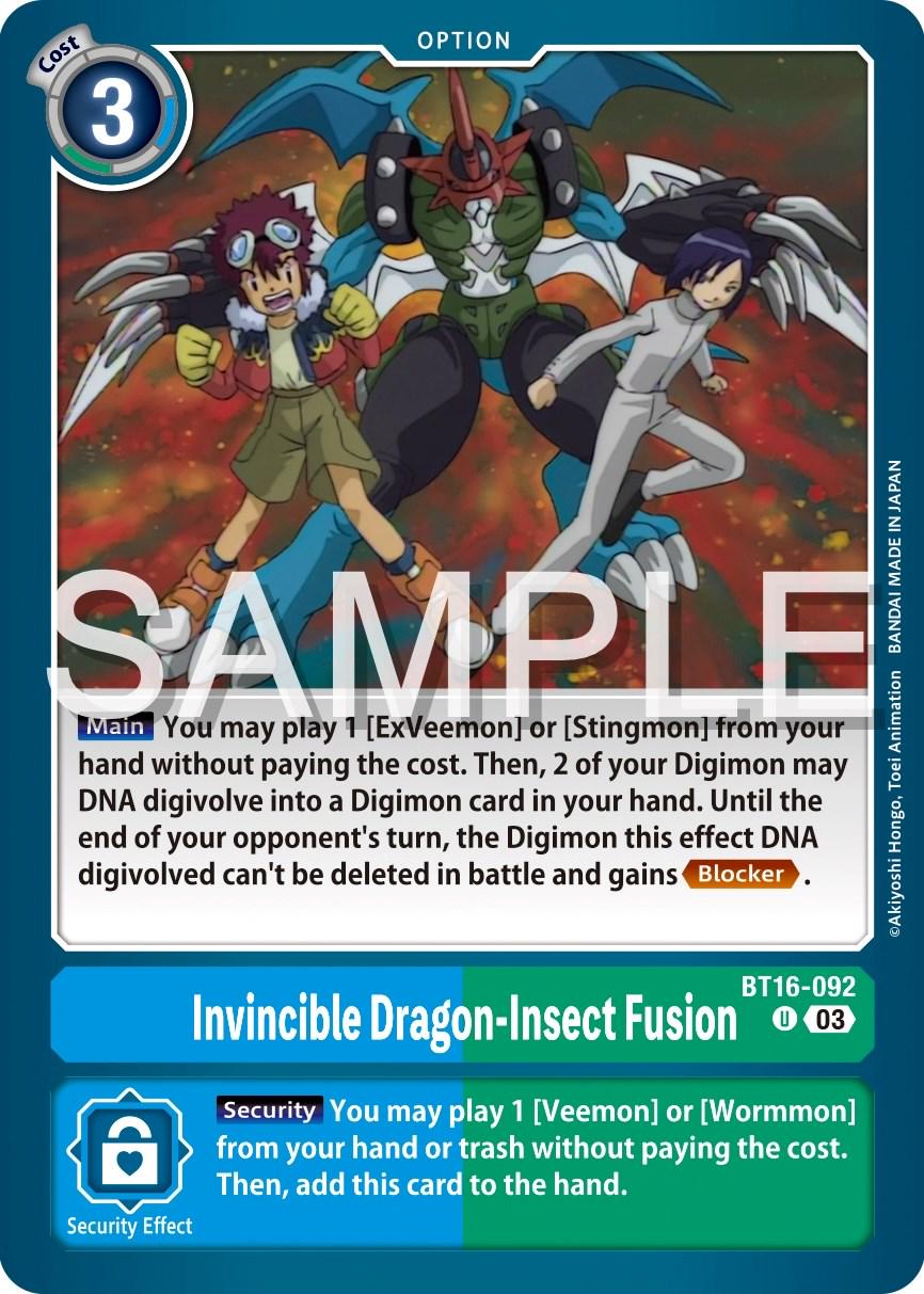 Invincible Dragon-Insect Fusion #BT16-092