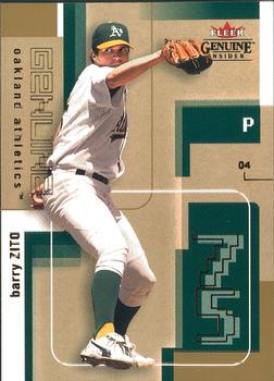Barry Zito #49 2004 Fleer Genuine Insider Baseball