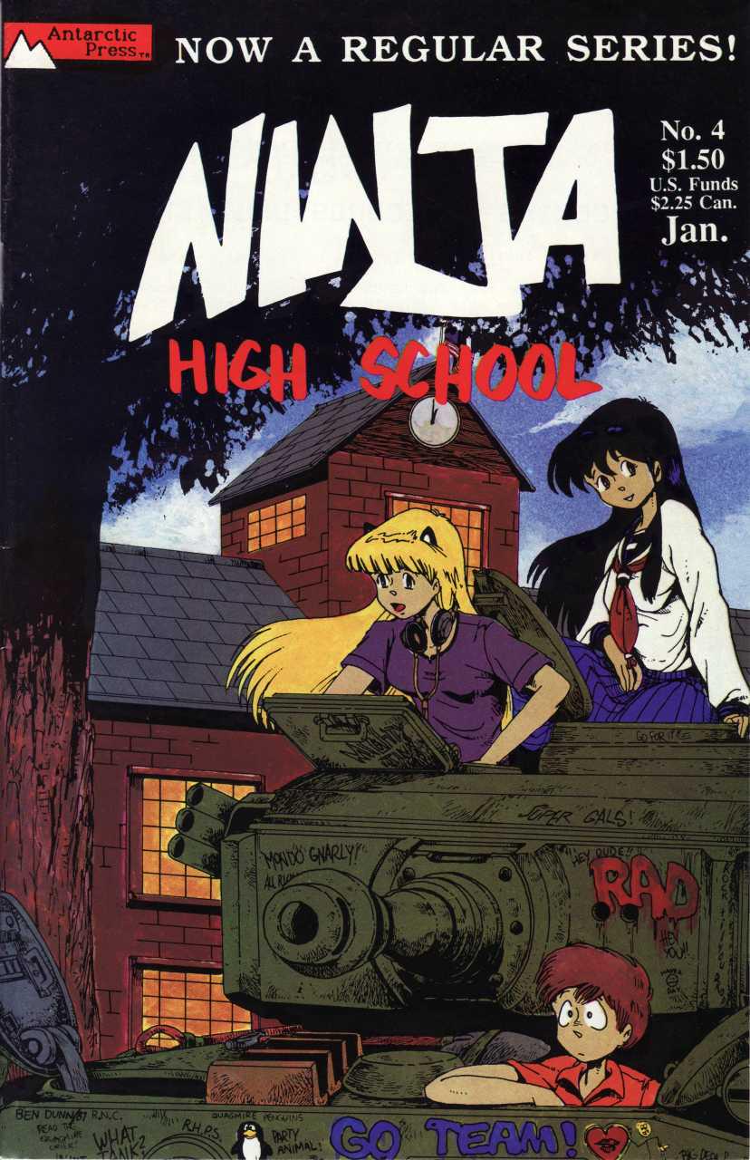 Ninja High School #4 (1988) Comic Books Ninja High School