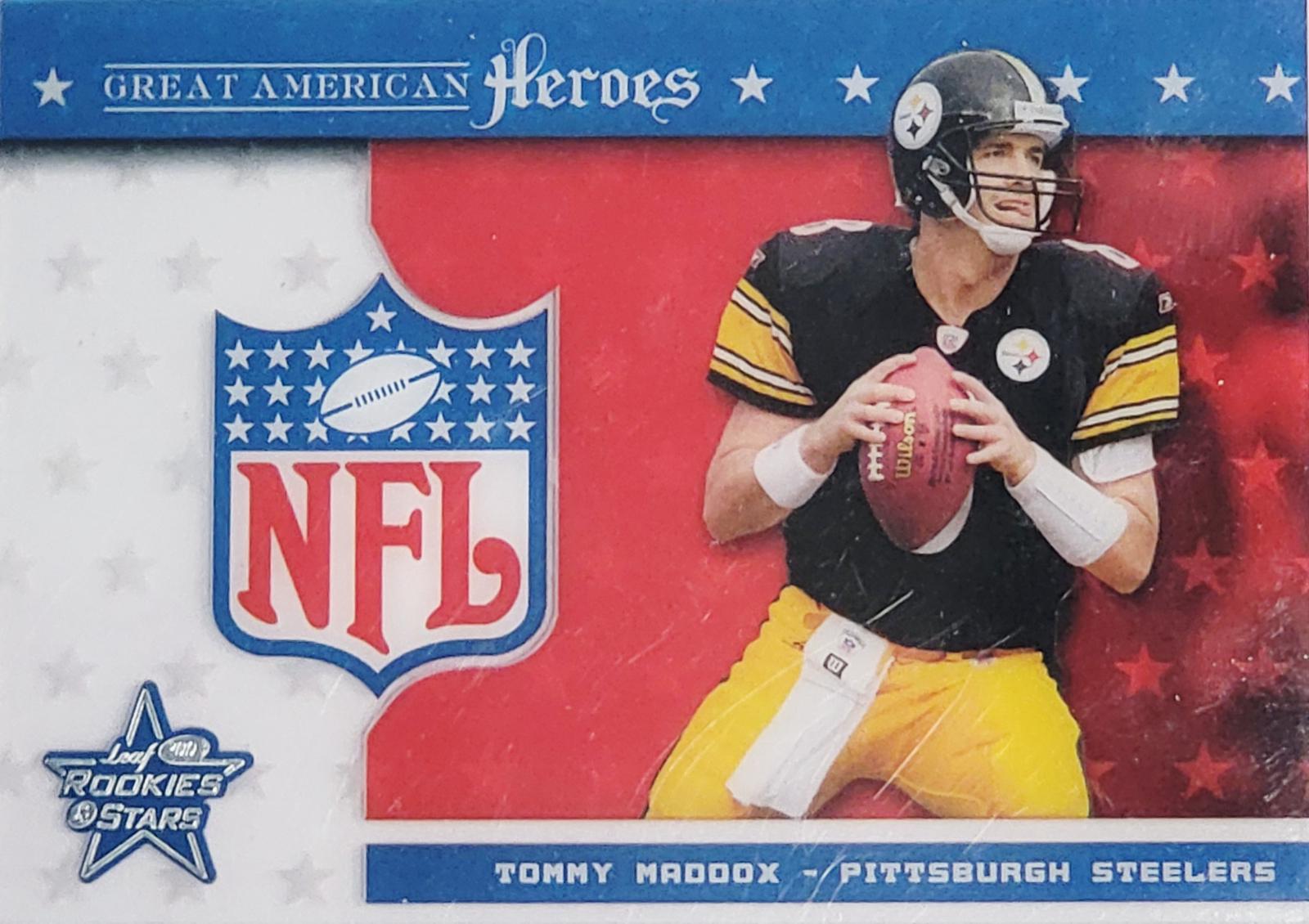 Tommy Maddox #GAH-16 2003 Leaf Rookies & Stars Football Great American Heroes