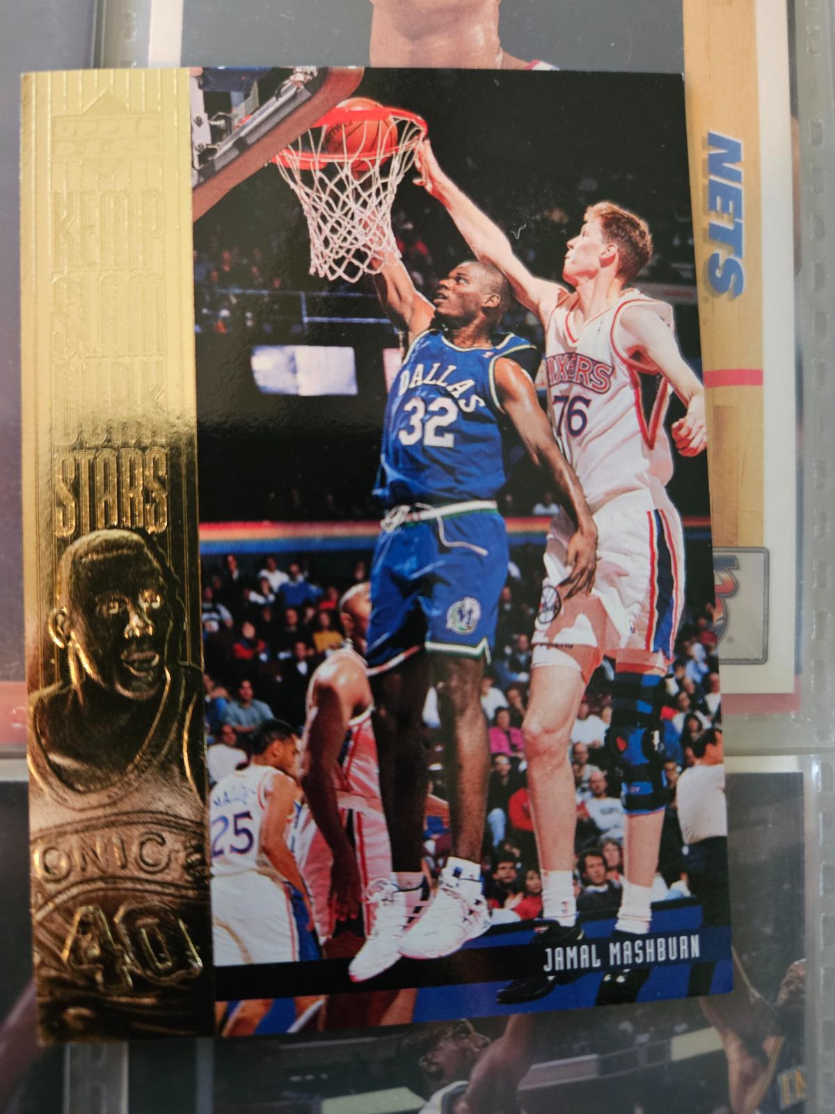 Jamal Mashburn #S9 Basketball Cards 1994 Upper Deck Kemp Slam Dunk Stars