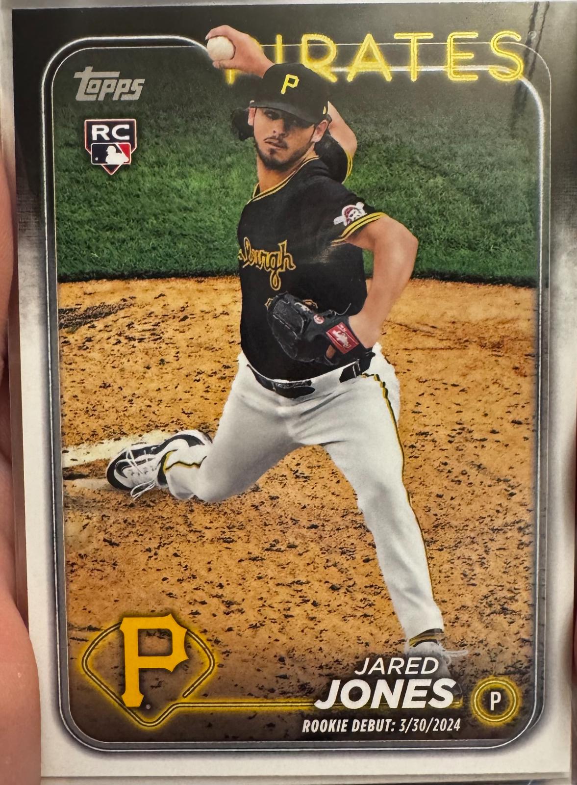 Jared Jones #US95 Baseball Cards 2024 Topps Update