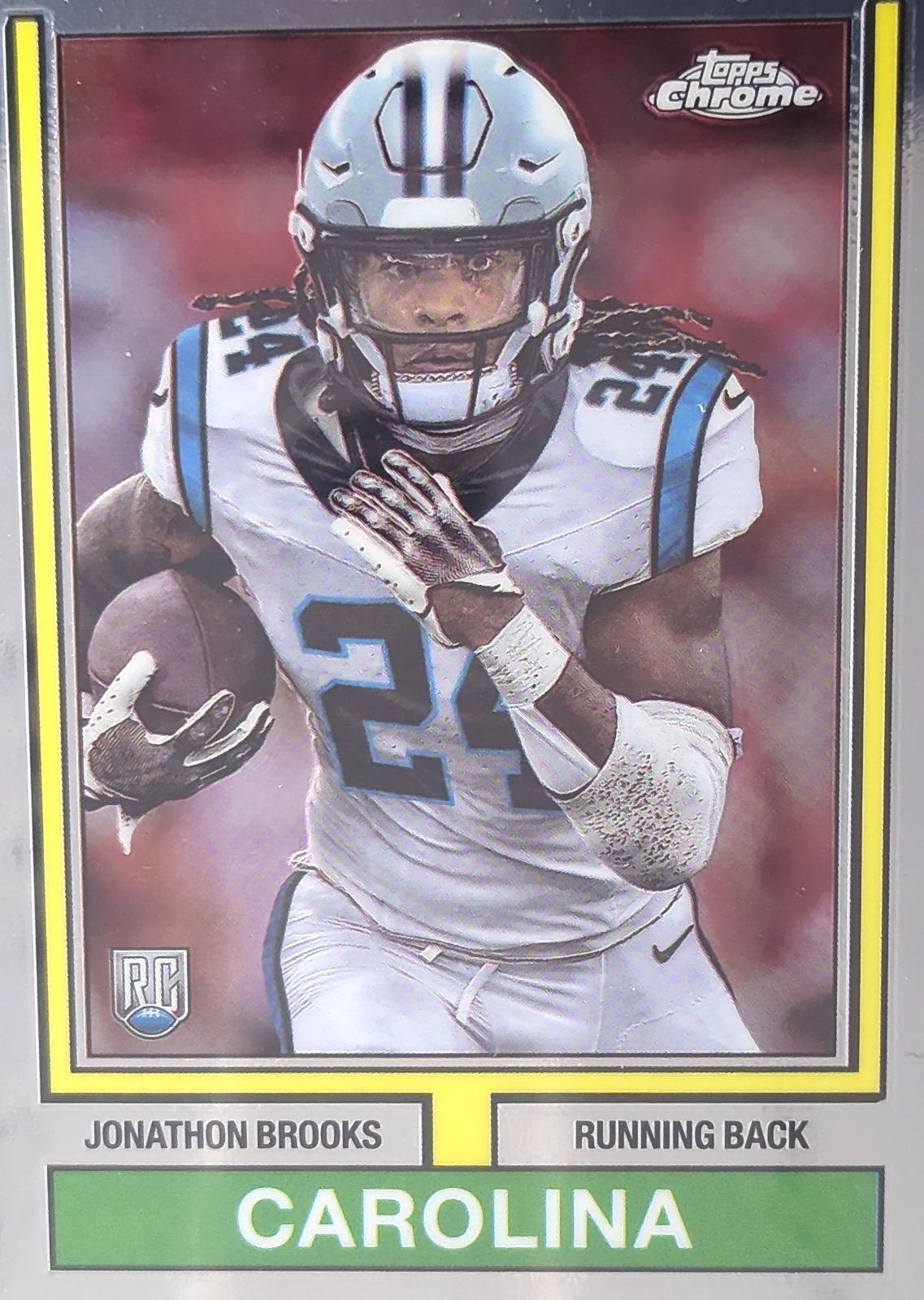 Jonathon Brooks #74TF-13 Football Cards 2024 Topps Chrome 1974
